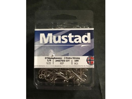 Mustad	Size 1/0 - 34007-SS