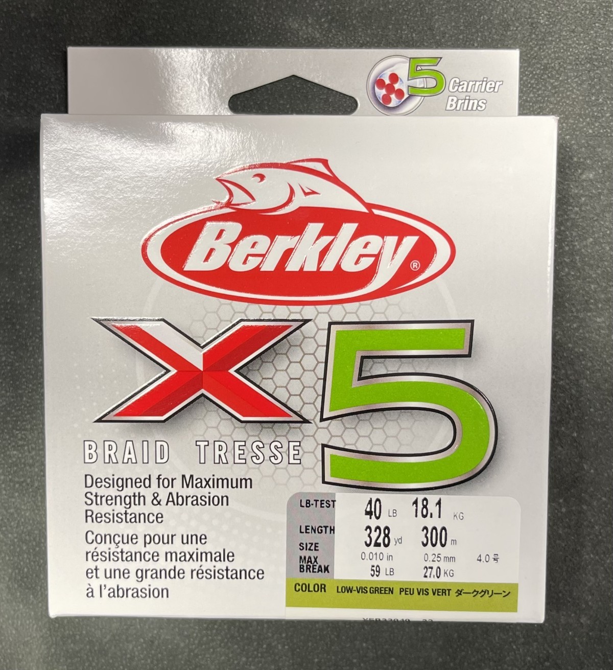 Testing Berkley X5 Braid 