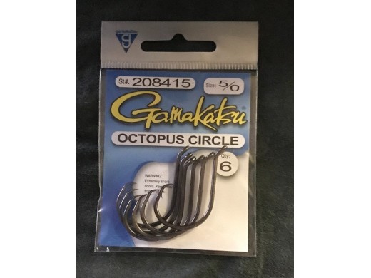 Gamakatsu® Saltwater Inline Octopus Circle SE Fishing Hooks 6 ct Bag