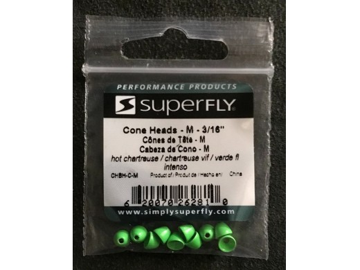 STREAMERS FLY TYING MATERIAL METZ LEAD WEIGHTED CONES 3/16" SILVER 