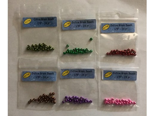 Pro-Tyer - Entice Brass Beads - 1/8