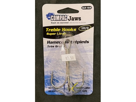 Compac Jaws - Treble Hooks