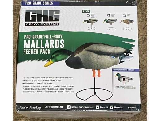 GHG Decoy Systems - Pro-Grade Full Body Mallards Feeder Pack