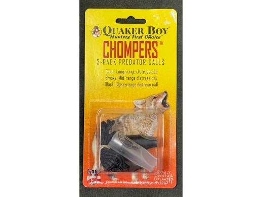 Quacker Boy - Chompers 3-Pack Predator Call