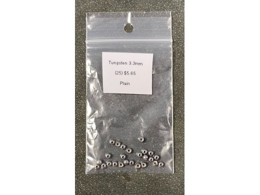 Tungsten Beads - 3.3mm