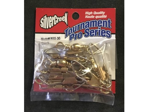 Silver creek - Brass snap swivels