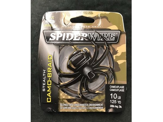 Spider Wire - Stealth Camo Braid