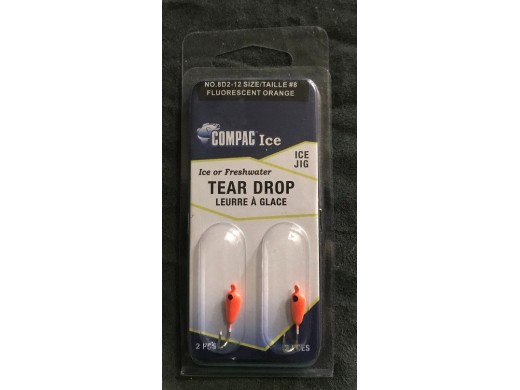 Compac - Ice Jig Tear Drop Hooks