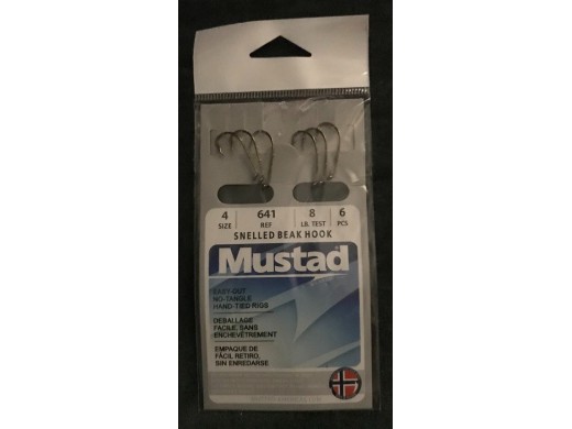 Mustad - Snelled Beak Hook